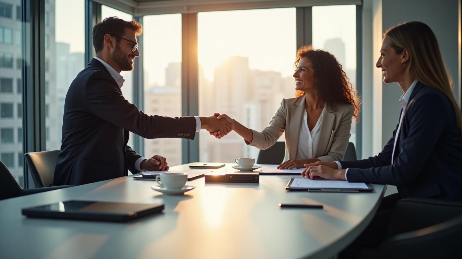 Real estate investor discussing asset-based rental property financing